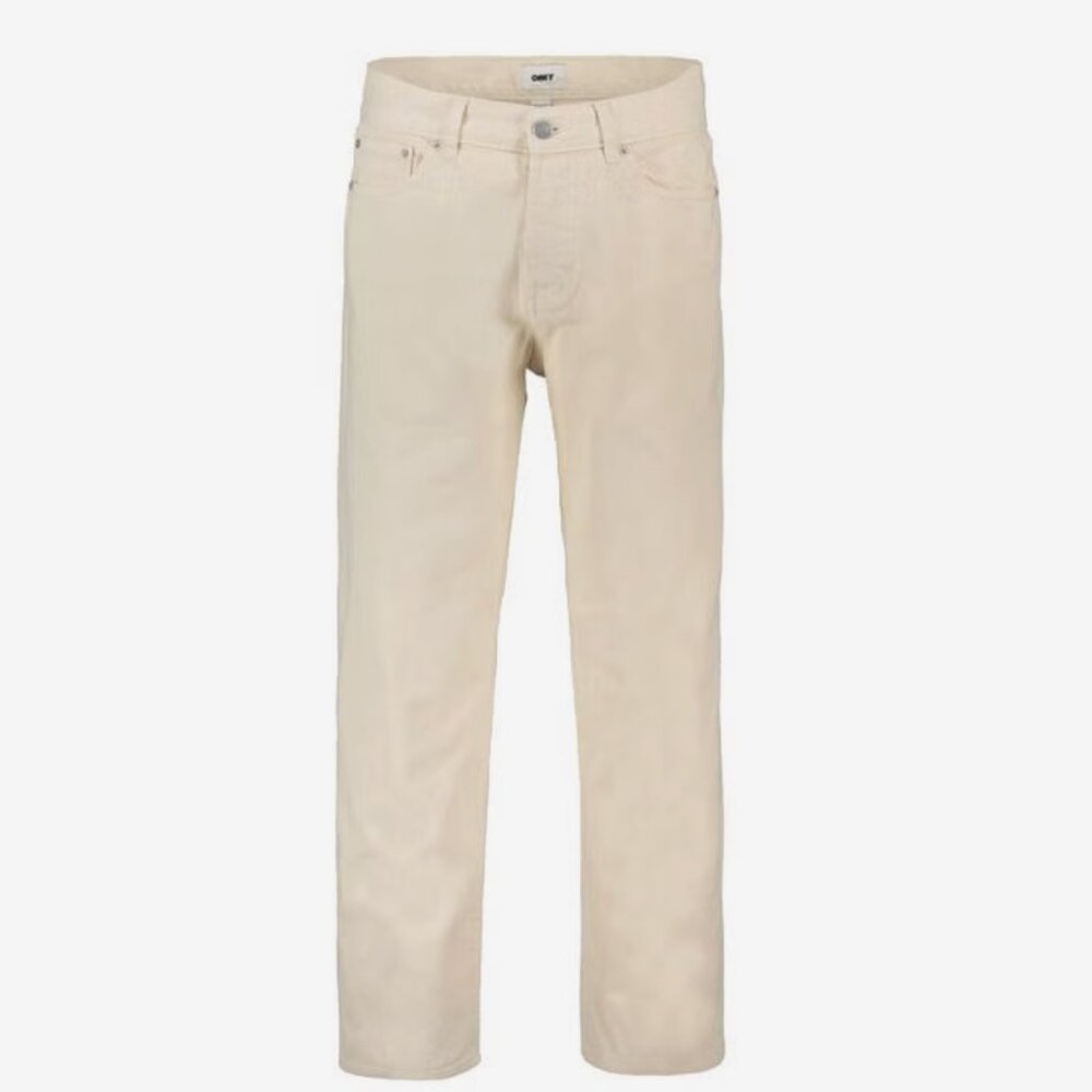 NWT OBEY PANTALONI HARDWORK DENIM Jeans In Color Unbleached SZ-30